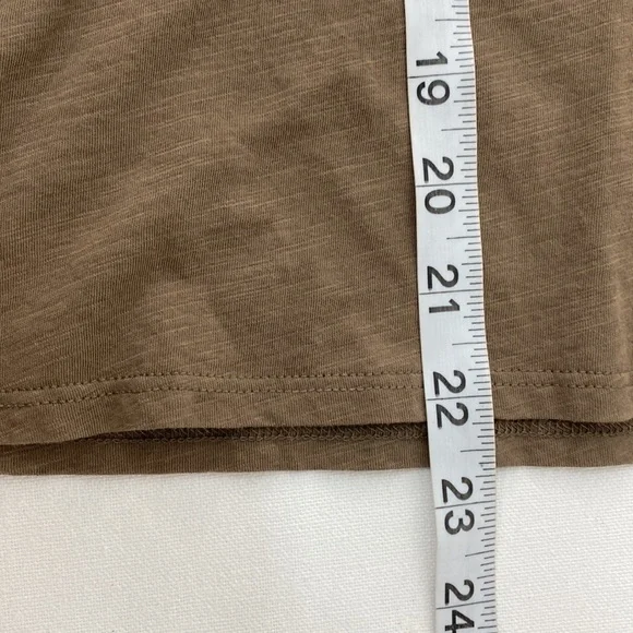 Garnett Hill Organic Pima Cotton Boxy Cut Top Cropped Balloon Sleeve Women's M - Picture 9 of 10
